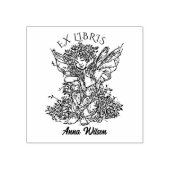  Fairy Library Boek Rubberstempel (Afrduk)