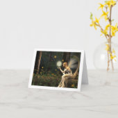 Fairy Light Ball Note-kaarten Kaart (Gele Bloem)