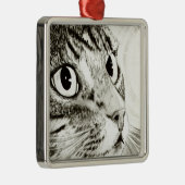 Fairy Light Tabby Cat Fantasy Art Ornament (Rechts)