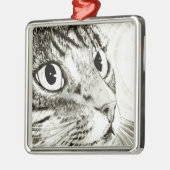 Fairy Light Tabby Cat Fantasy Art Ornament (Links)