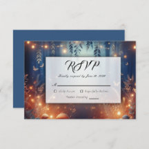 Fairy Lights and Moonlit Forest Magic Wedding