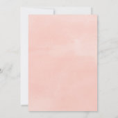 Fairy Lights Blush Bridal Shower Kaart (Achterkant)