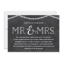 Fairy Lights | Rustisch Chalkboard repesal Dinner