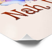 Fairy loopt op koffie perfect poster (Hoek)