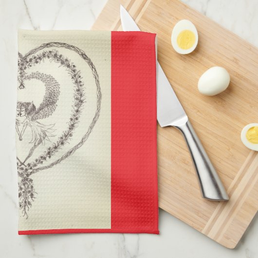 Fairy Love Theedoek (Quarter Fold)