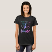Fairy Lover Gift BE UW EIGEN SOORT BEAUTIFUME Posi T-shirt (Voorkant volledig)