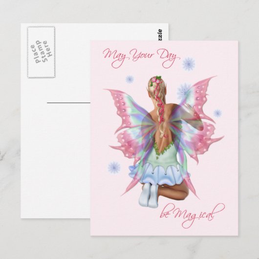 Fairy Magic Briefkaart (Voorkant / Achterkant)