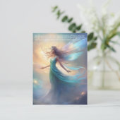 Fairy Magic Briefkaart (Staand voorkant)