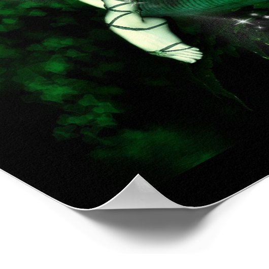 Fairy Magic Green Poster (Hoek)