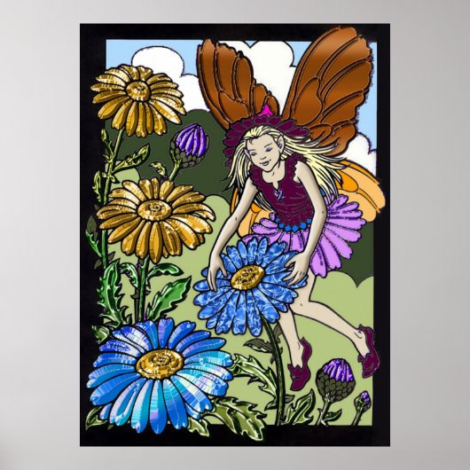 FAIRY MAGIC Kinder Art Poster (Voorkant)