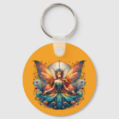 Fairy Magic, Magische Fantasy Vibe Sleutelhanger (Achterkant)