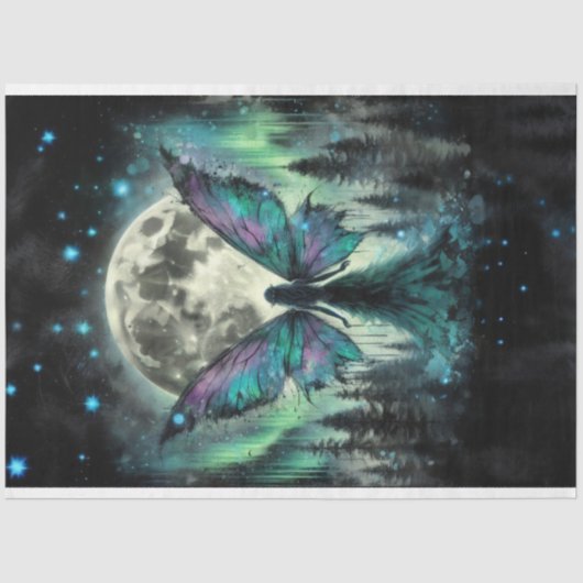 Fairy Magic Moon Tissue Papier (Voorkant)