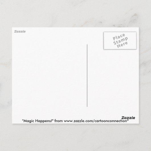 FAIRY MAGIC-reeks Briefkaart (Achterkant)