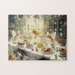 Fairy Magic Tea Party Spring Kitchen Baking Time Legpuzzel