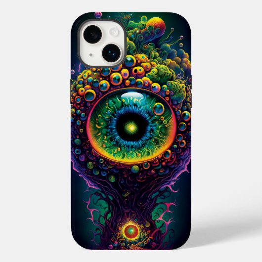 Fairy Magic Trippy Psychedelic iPhone/iPad case (Achterkant)
