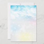 Fairy Magic verjaardagsfeestje Kaart (Achterkant)