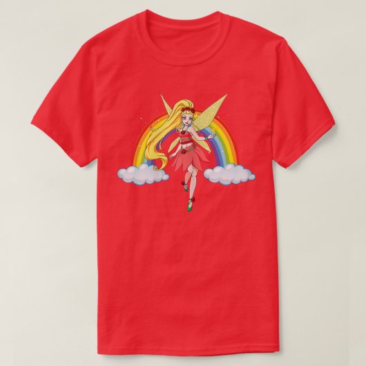 Fairy Magic Wonderful Rainbow Magical Magicia Fan T-shirt (Design voorkant)