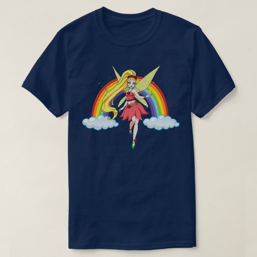 Fairy Magic Wonderful Rainbow Magical Magicia Fan T-shirt (Design voorkant)