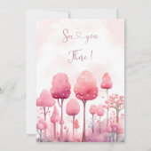 Fairy Magical First Birthday Party Uitnodiging (Achterkant)