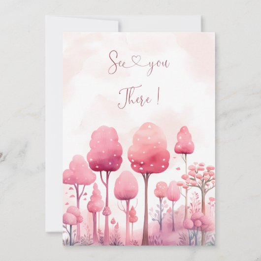 Fairy Magical First Birthday Party Uitnodiging (Achterkant)