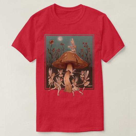 Fairy Magical Mushroom T-shirt (Design voorkant)