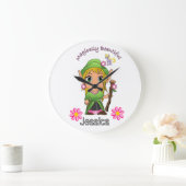 Fairy Magically Beauful Floral Clock Grote Klok (Huis)