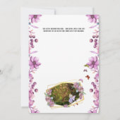 Fairy magie betoverde vuurvliegtuin vlinder kaart (Achterkant)