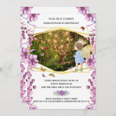 Fairy magie betoverde vuurvliegtuin vlinder kaart (Voorkant / Achterkant)