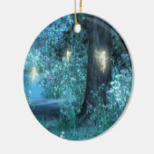 Fairy magie kerstversiering keramisch ornament (Links)