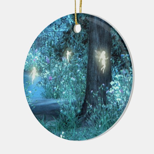 Fairy magie kerstversiering keramisch ornament (Links)