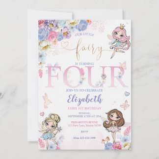 Fairy magische verjaardag kaart