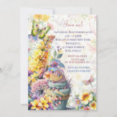 Fairy Magische Verjaardagsfeestuitnodiging Kaart (Achterkant)