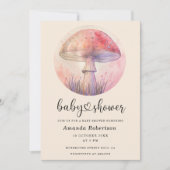 Fairy magische vlieg agarisch - Baby shower Kaart (Voorkant)