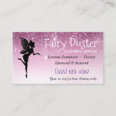 Fairy Maid House Cleaning Service Visitekaartje (Voorkant)