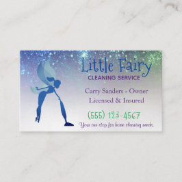 Fairy Maid House Cleaning Service Visitekaartje