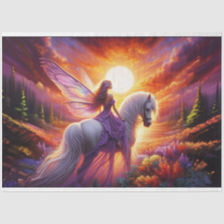 Fairy Meadow Sunset Tissue Paper Tissuepapier