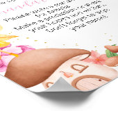 Fairy Meisje Verjaardag Tijd Capsule teken Poster (Hoek)