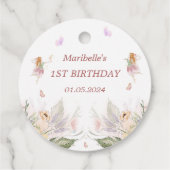 Fairy Meisje Verjaardagsfeestje Bedankjes Labels (Achterkant)