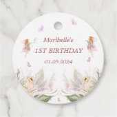 Fairy Meisje Verjaardagsfeestje Bedankjes Labels (Voorkant)