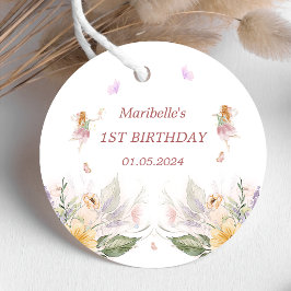Fairy Meisje Verjaardagsfeestje Bedankjes Labels