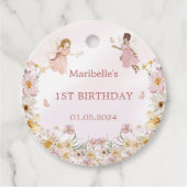 Fairy Meisje Verjaardagsfeestje Bedankjes Labels (Voorkant)