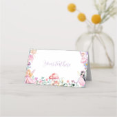 Fairy Meisje Verjaardagsfeestje Plaats Kaart Plaatskaartje (Achterkant)