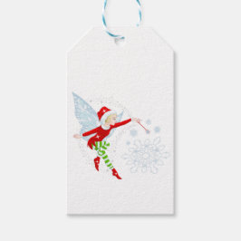 Fairy Merry Christmas Gift Labels Cadeaulabel