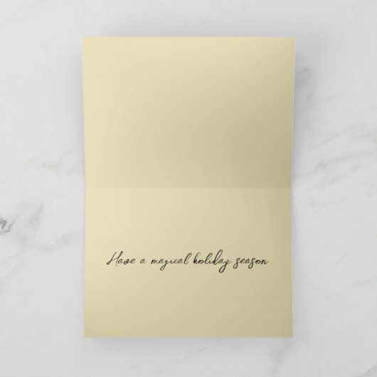 Fairy Merry Kerstmis Kaart (Binnen)