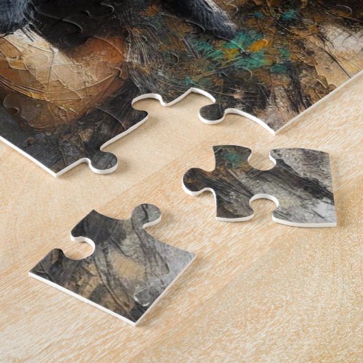 Fairy met een Schattige kitten Legpuzzel (Zijkant)