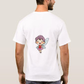 Fairy met het hart t-shirt (Achterkant)