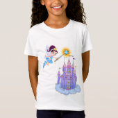 Fairy met kasteel t-shirt (Voorkant)