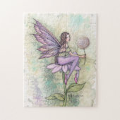 Fairy met paardenbloem van Molly Harrison Legpuzzel (Verticaal)