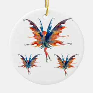 Fairy met vleugels Keramische decoratie