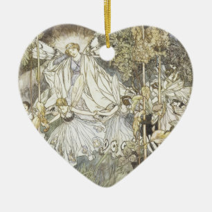 Fairy Midzomer Night's Dream 1907 Keramisch Ornament
